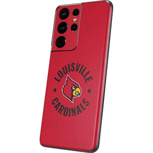University of Louisville Cardinals Faded Galaxy S21 Ultra 5G Skin